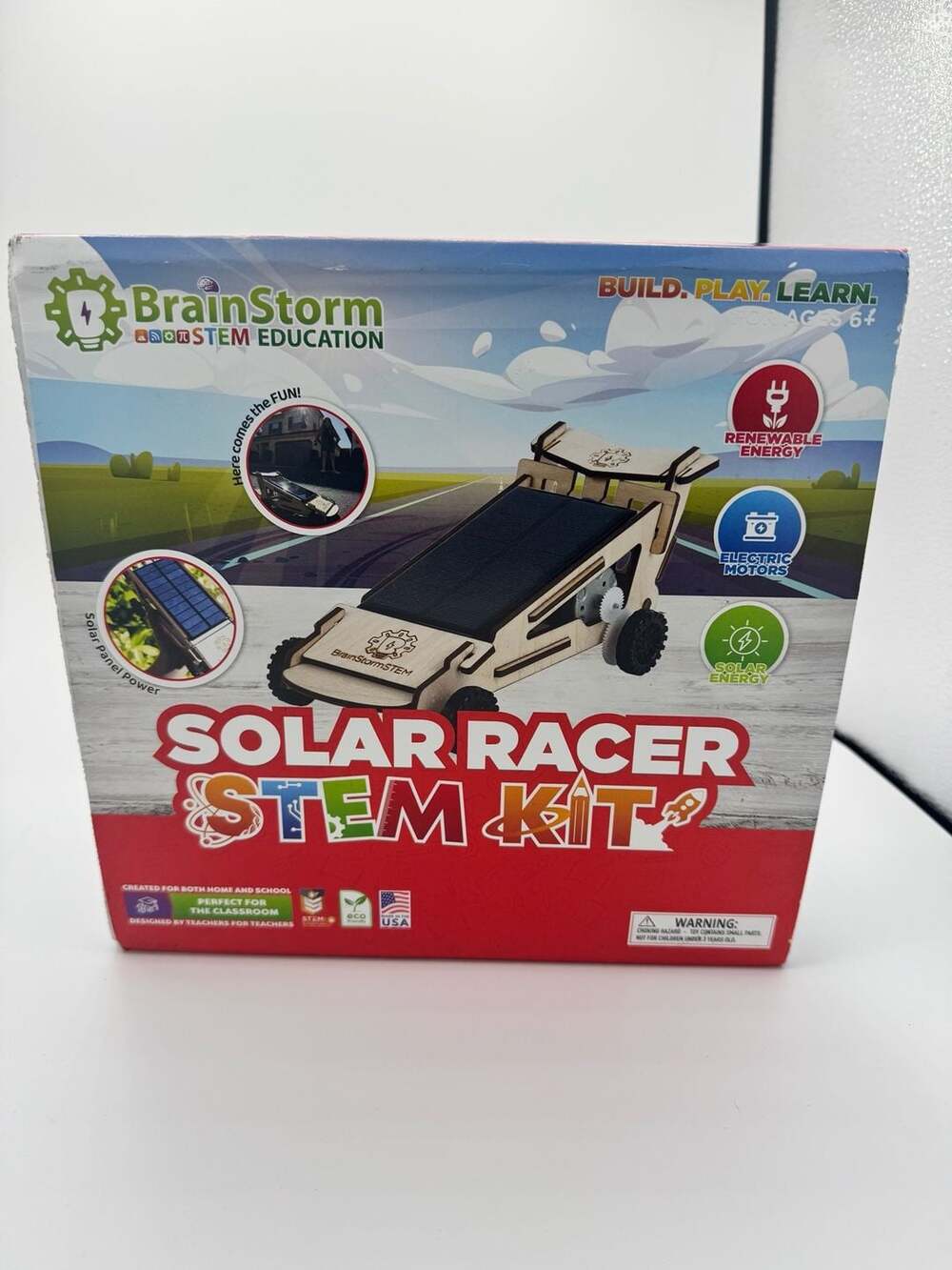 BrainStorm STEM Education Solar Racer STEM Kit